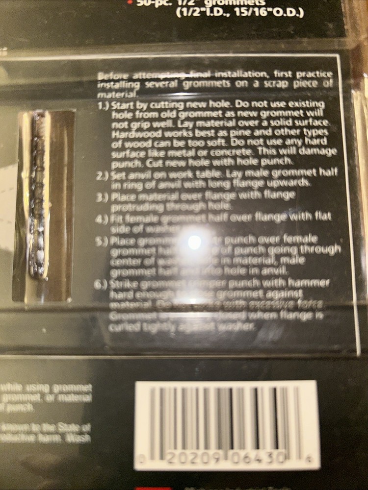 Tekton Grommet Kit
