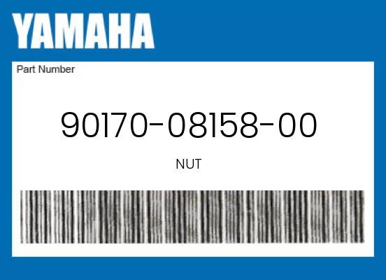 Yamaha Genuine Nut - 90170-08158-00