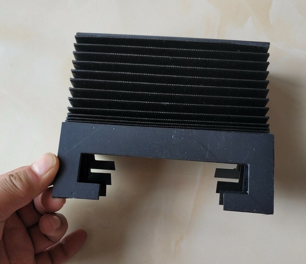 Protective bellow cover,Width200mm x height50mm x Lmax600mm