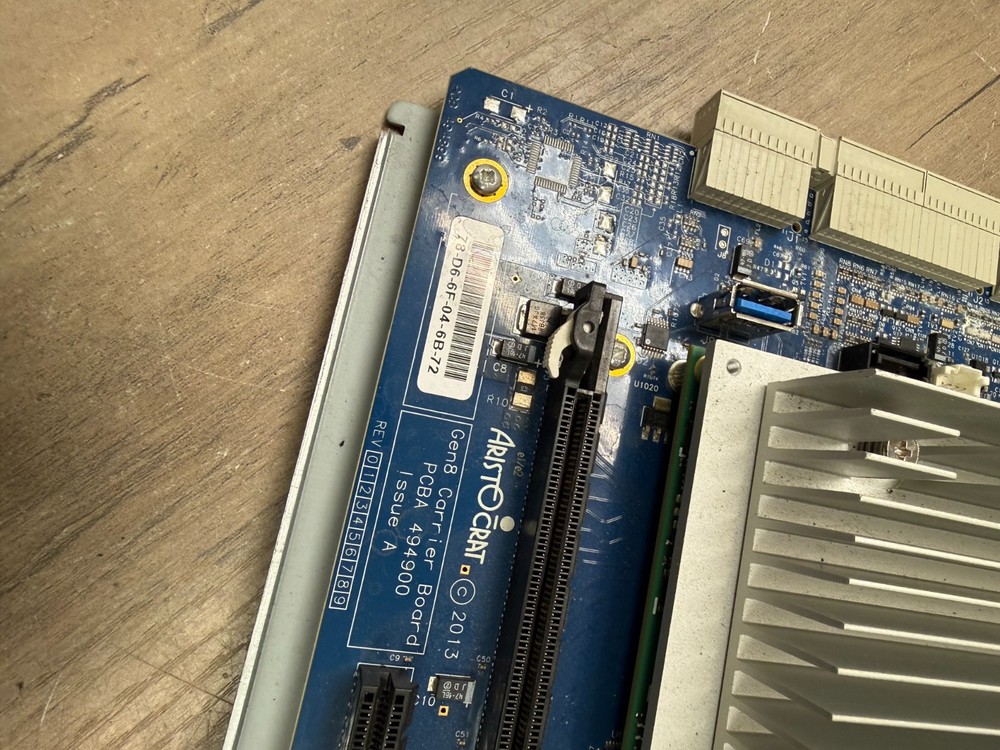 ARISTOCRAT GEN8 CARRIER BOARD PCBA 494900 UNTESTED READ