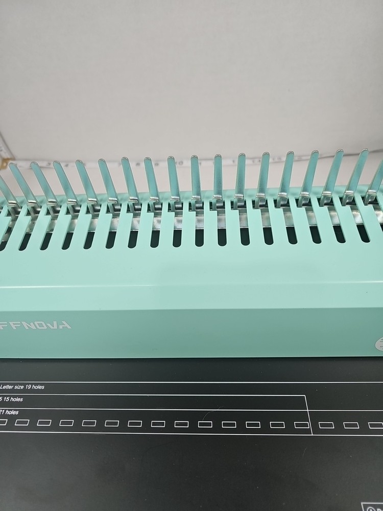 Offnova, Binding Machine, 21-Hole 450 Sheets Paper Comb Punch Binder Machine