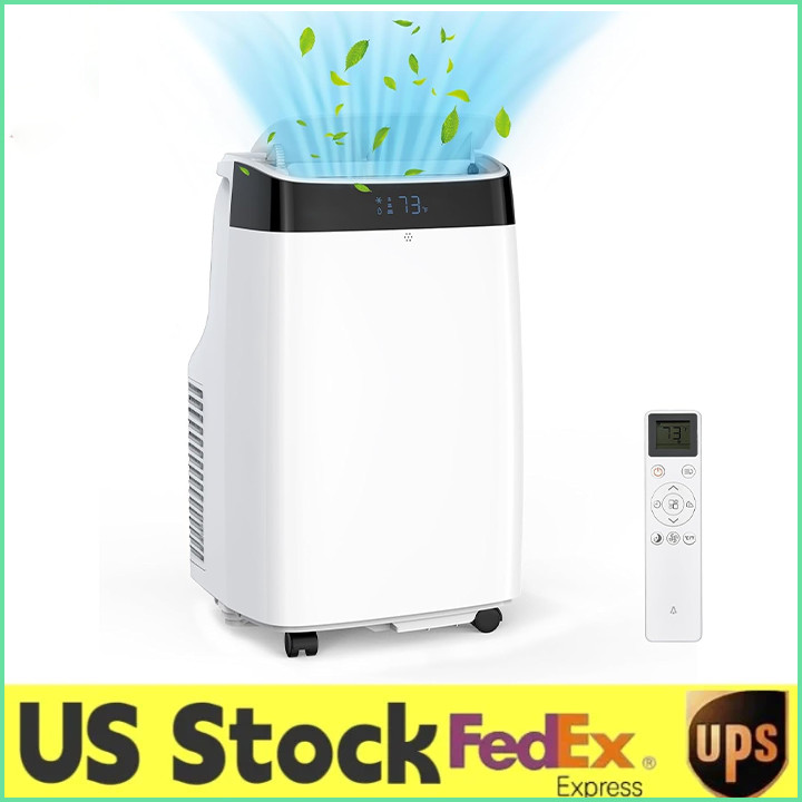 3-in-1 10000 BTU Portable Air Conditioners W/Quiet Sleep Mode & Remote for Home