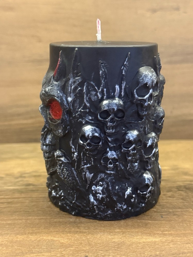 Goth Soy Demon Skulls Dragons Blood Scented Candle