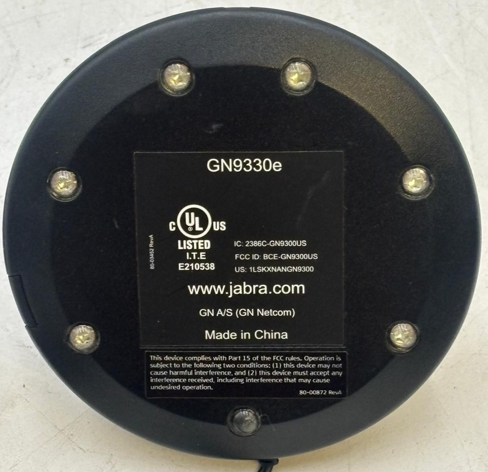 JABRA GN9330E WIRELESS HEADSET CHARGING BASE