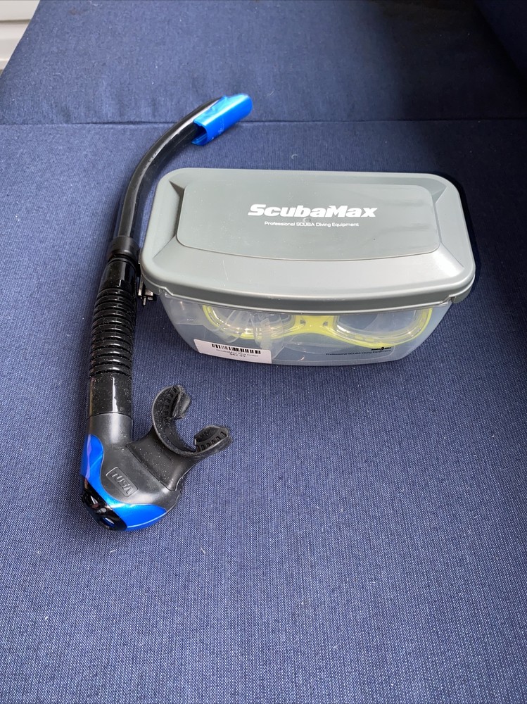Scuba Max Goggles And Snorkel Mouthpiece