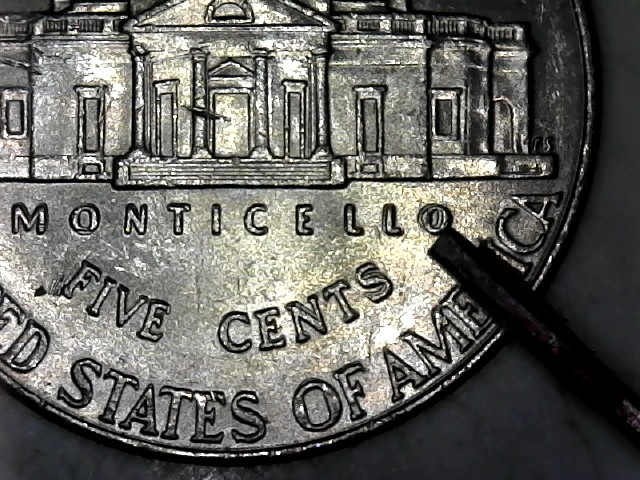US coins 2011 Nickel Denver Error Coin