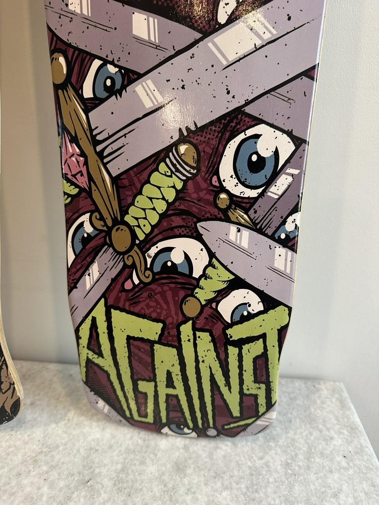 2 Rise Against Skateboard Skate Decks