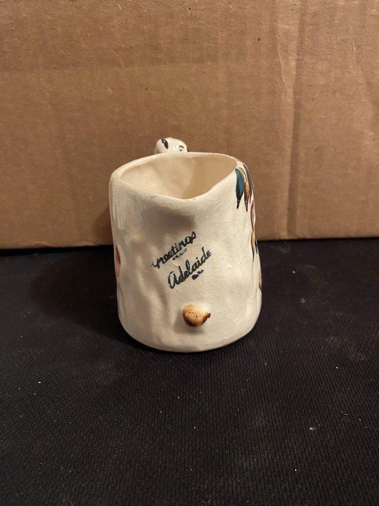 Vintage Koala Handle Tree Trunk Creamer