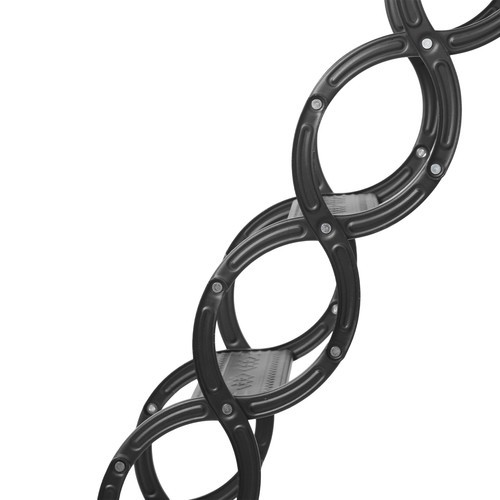 5-Step Wall Mounted Folding Ladder, Black Retractable Telescoping Step Stairs