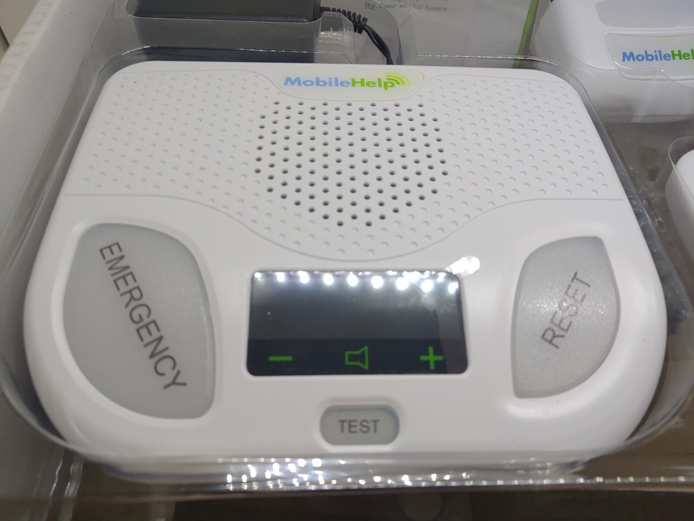 Mobile Help Senior Citizen Emergency Or Fall Device System with Watch & Button
