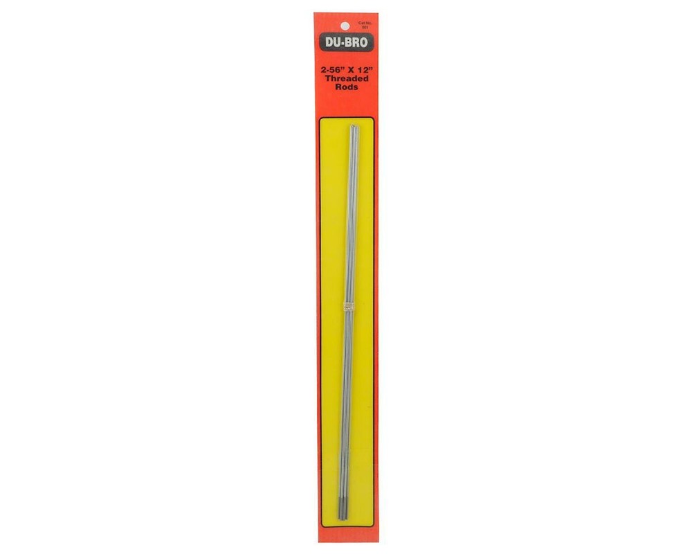 DuBro Threaded Rods, 2-56 x 12" (6) [DUB801]