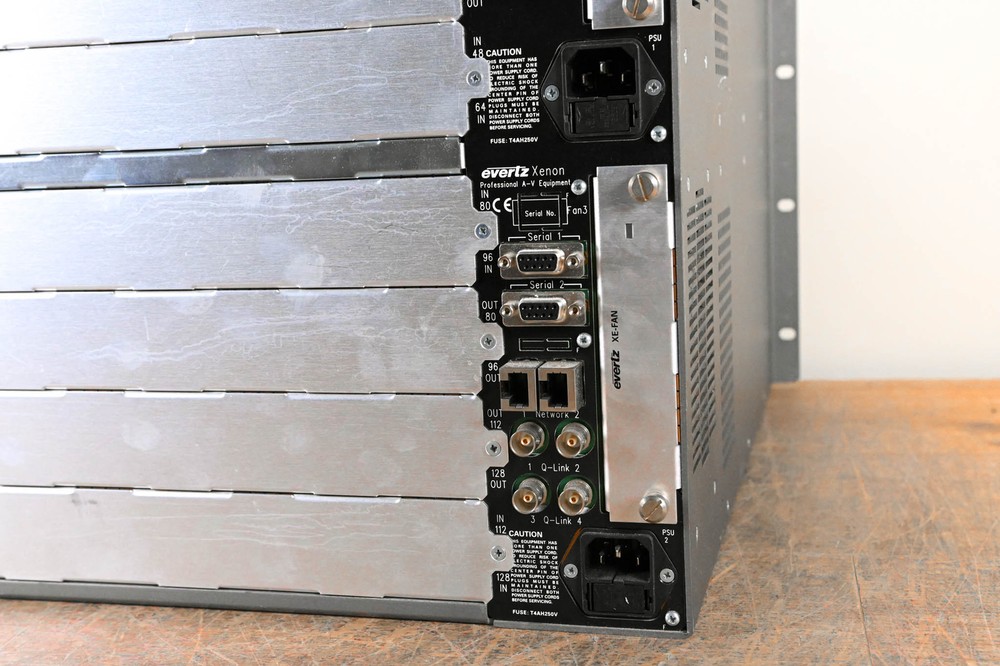 Evertz XE8-128x128 Xenon Multi-Format Router CG01AGH