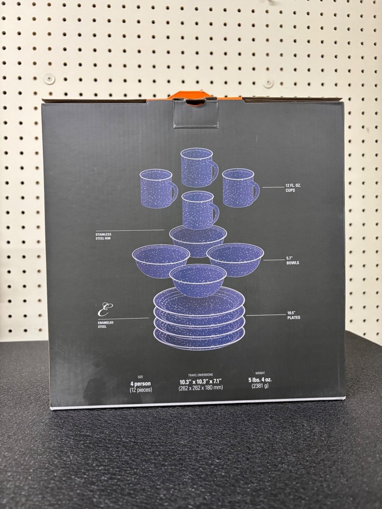 GSI Pioneer Enamelware Table Set