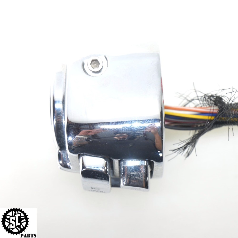 2007 HARLEY ELECTRA GLIDE CVO LEFT CONTROL SWITCH CHROME AUDIO