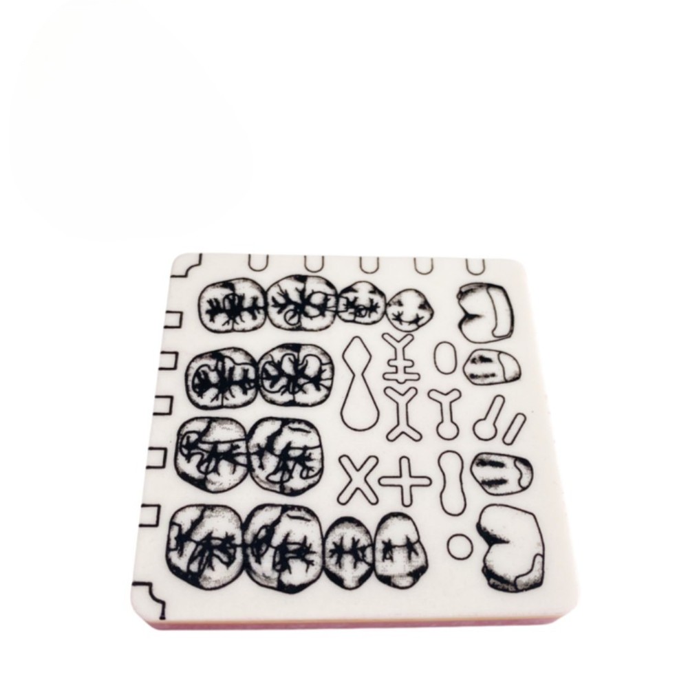 Dental Cavity Tooth Preparation Blocks Caries Remove Model Student Trainer Block