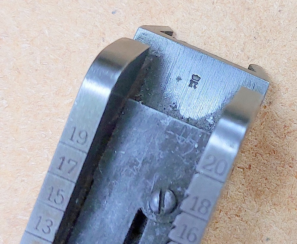 Early Schmidt-Rubin rifle type sight