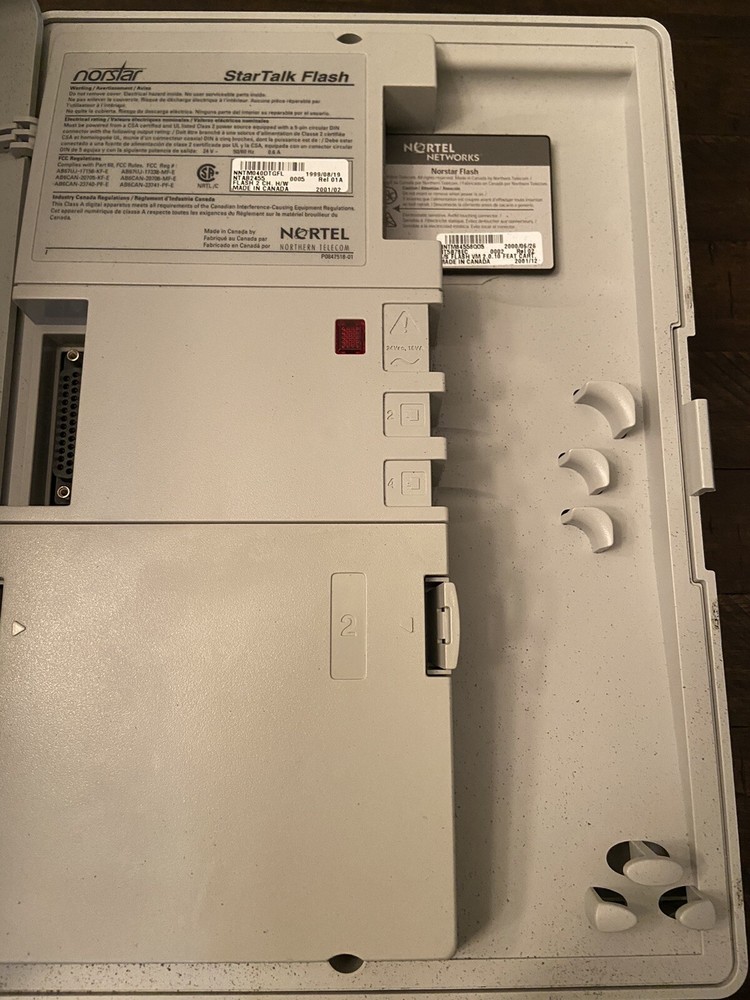 NORTEL STARTALK FLASH 2 PORT VOICEMAIL WITH 2.0 Software & POWER SUPPLY Tested