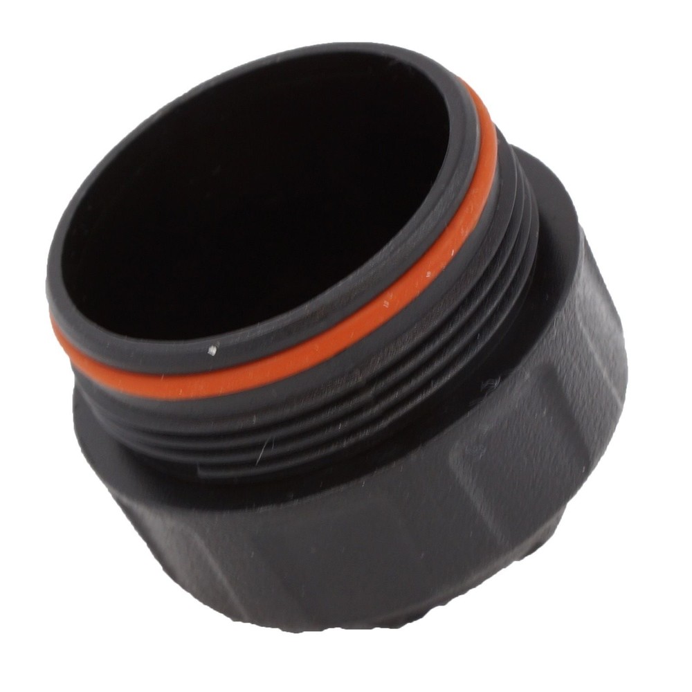Quest Arcap End Cap with Lanyard and Attachment Loops for Pinpointer Black