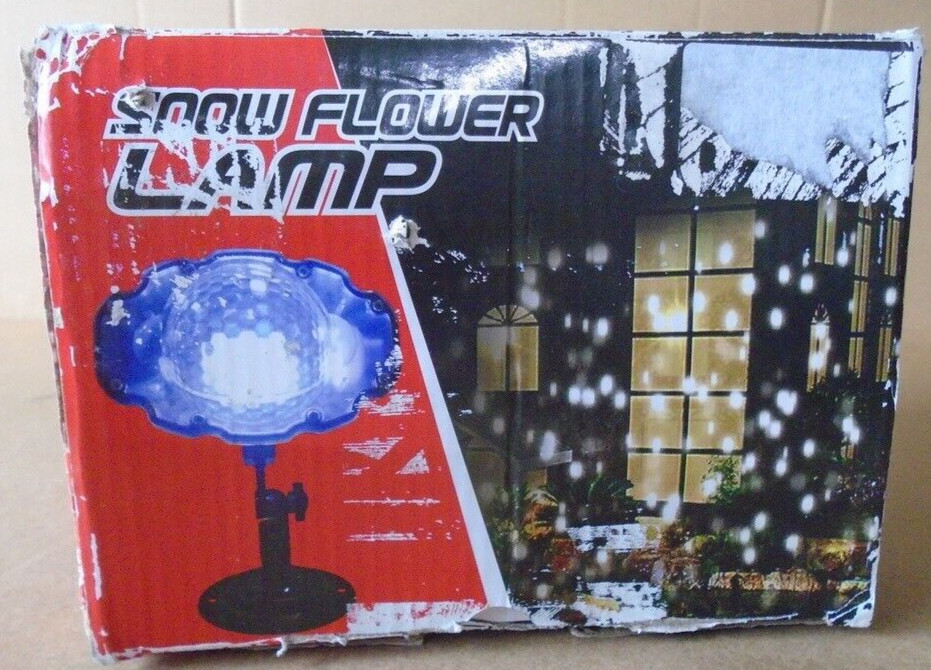 Christmas Snow Flower Light Projector Clear Light with Remote Control