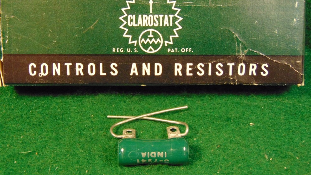 (1) CLAROSTAT 200 OHM 5 WATT FIXED RESISTOR NOS