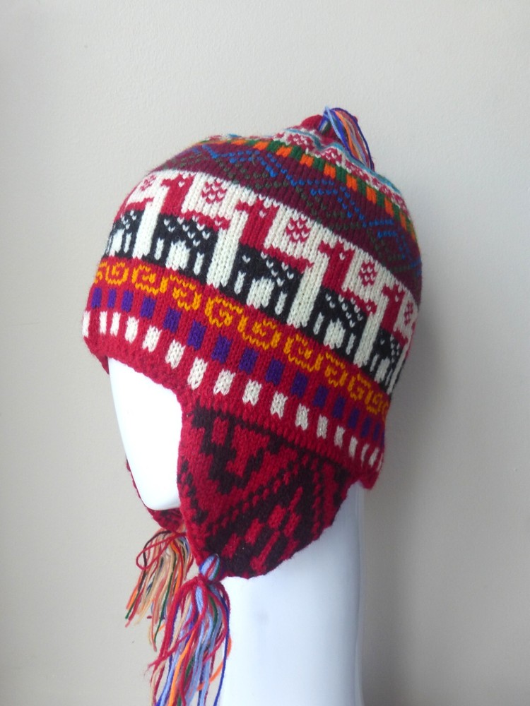 Peruvian Andean Mountain - Handmade Shaman Chullo Hat