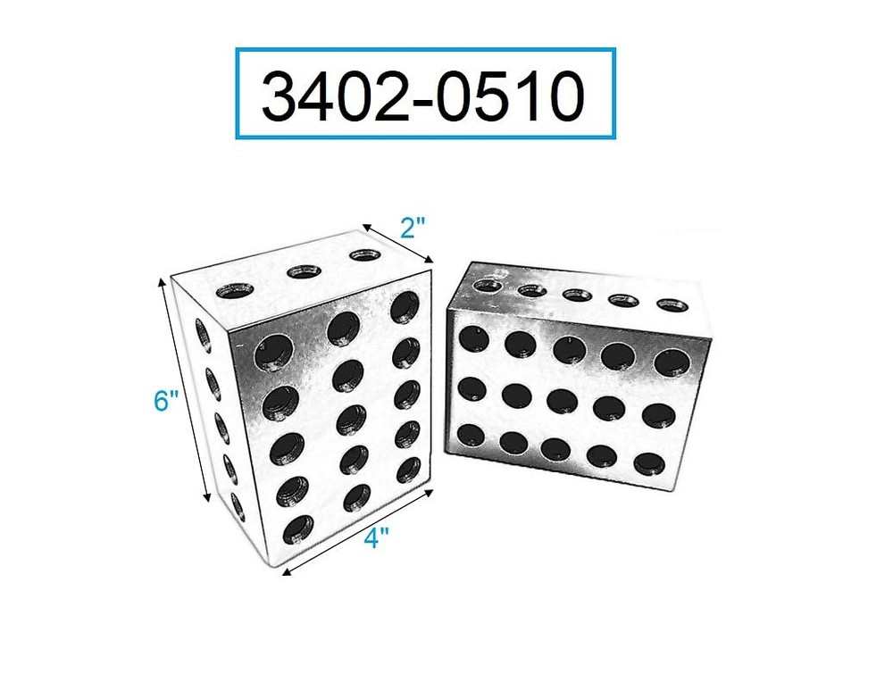 HHIP 3402-0510 2-4-6 Precision Matched Pair Blocks Set