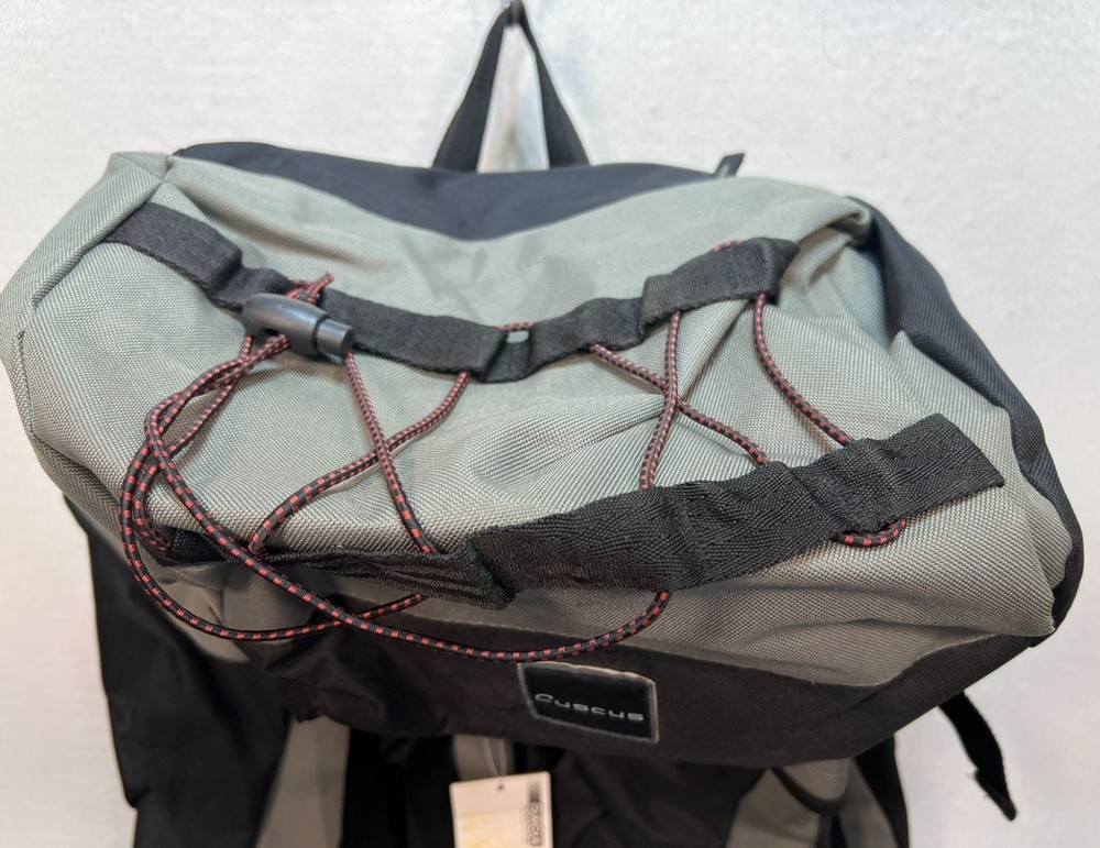 NWT Cuscus Expedition 88 Hiking Camp Travel Backpack Black Grey Outdoors Classic
