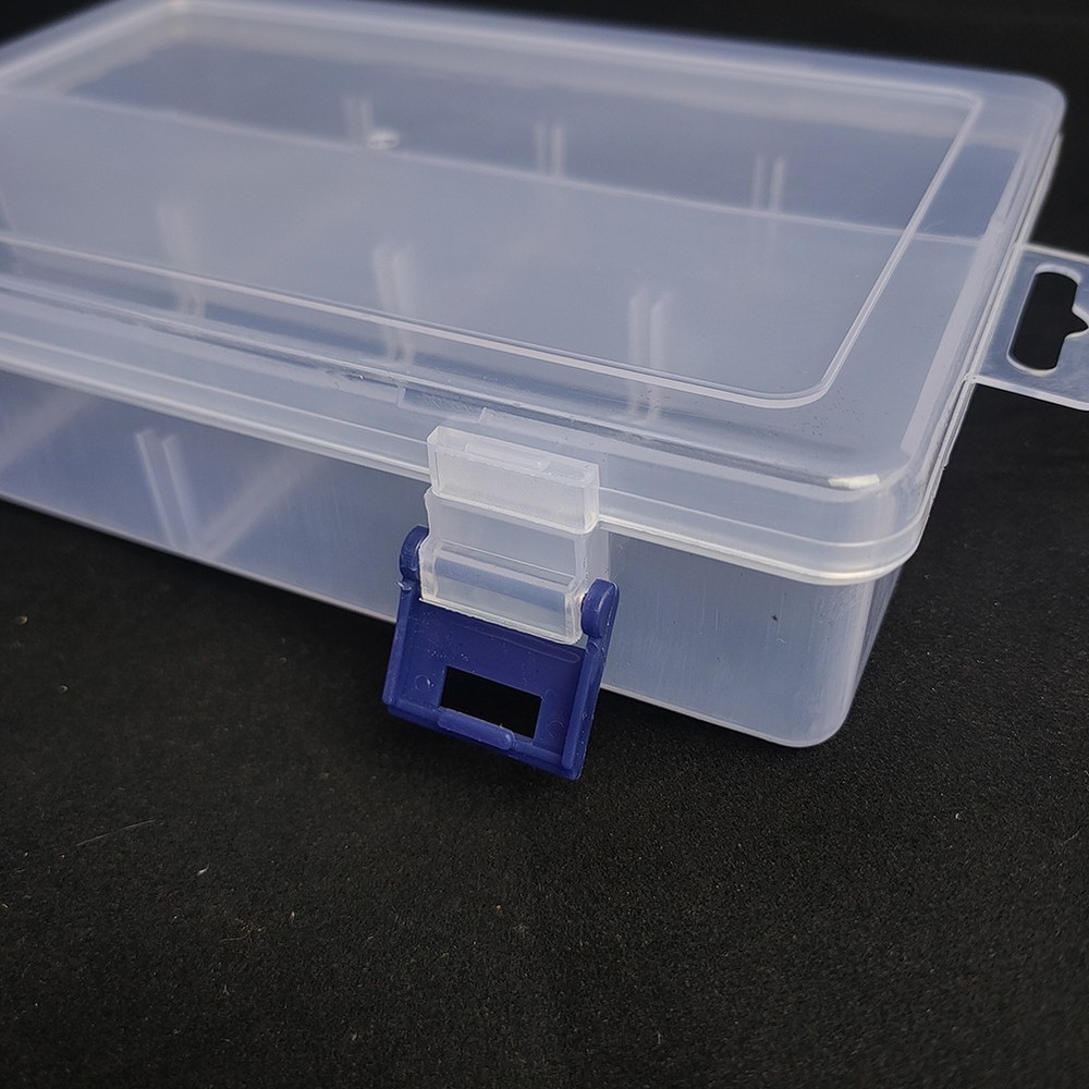 Bead Storage Box Container Adjustable Compartment Display Organizer Dustproof