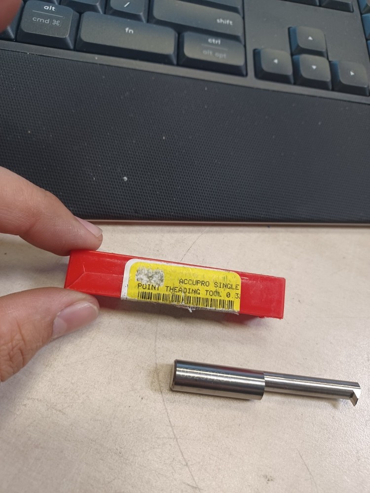 Accupro Single Point Threading Tool: 0.32" Min Thread Dia 05252234