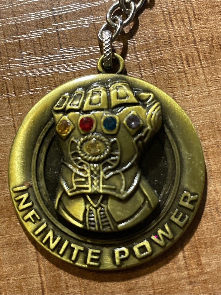 INFINITY POWER GAUNTLET KEYCHAIN Marvel Comics Avengers Key Chain/Keyring