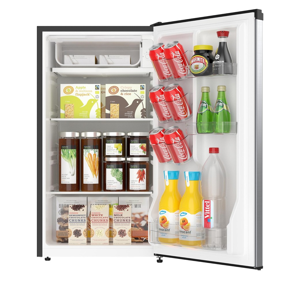 Mini Refrigerator, Compact Freezer Compartment, Adjustable Thermostat Control...