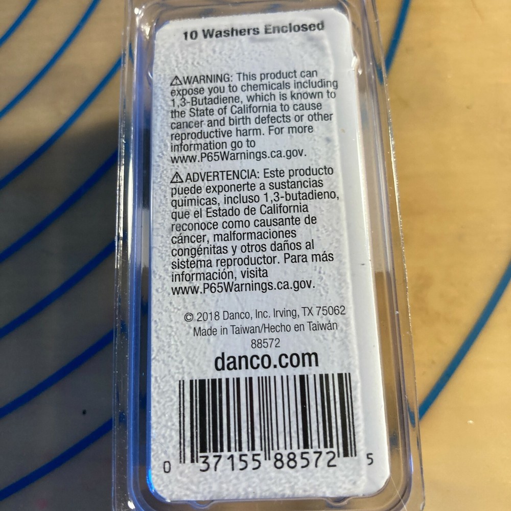 Danco 88572 1/4M Flat Washers, FREE SHIPPING