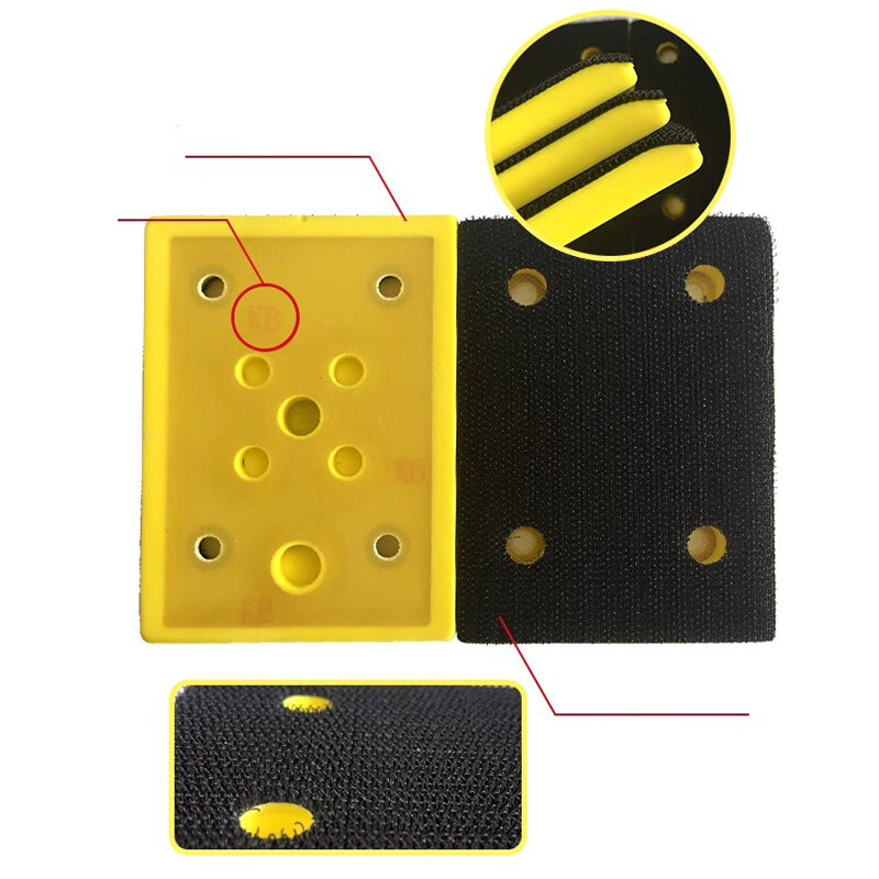 70mmx100mm Chamfering Polishing Backing Pad Hook and Loop For 813/814/815 Sander