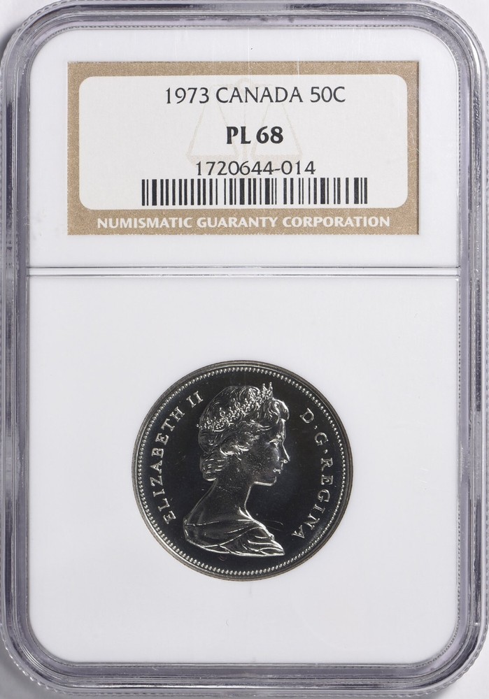 Canada 1973 50 Cents NGC PL-68