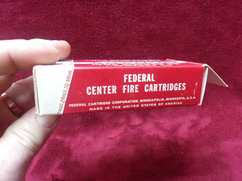 Vintage Federal Monark 38 Special Match, Ammo Box, (Empty)