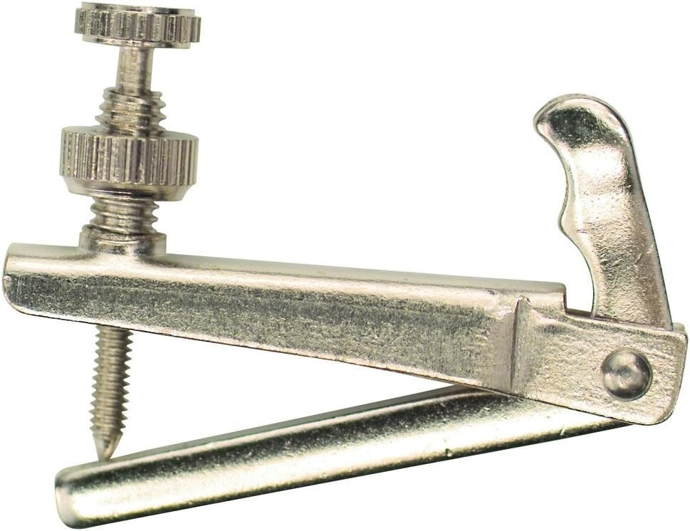 Compact Nickel-Plated Viola Fine Tuner - Perfect for Loop and Ball-End Strings