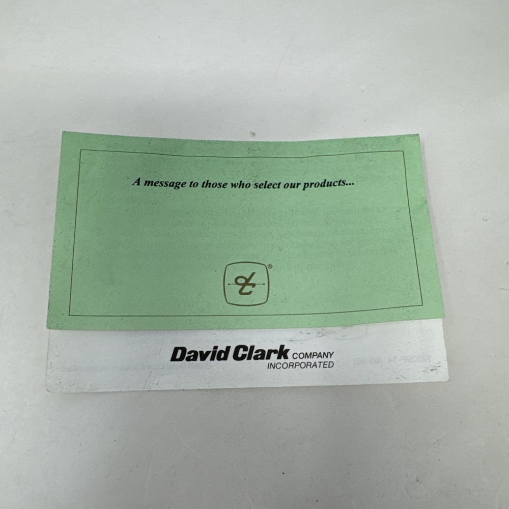 David Clark C10-15 PTT (Push to Talk) SWITCH