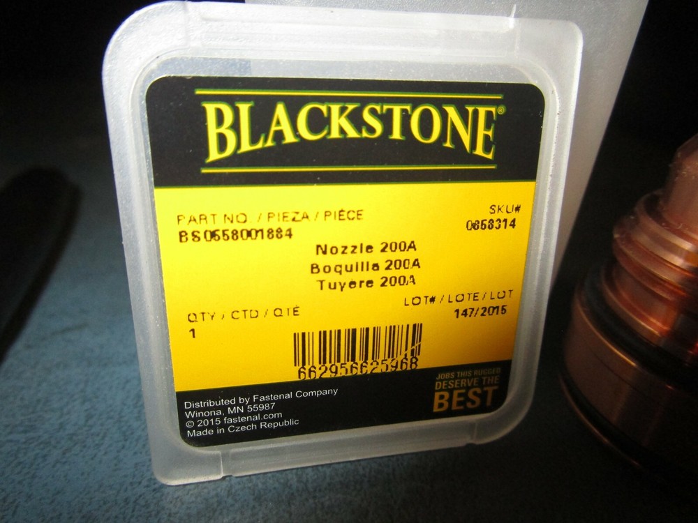 Blackstone® 200A Oxygen/Nitrogen Nozzle Suitable Style for ESAB® PT600®