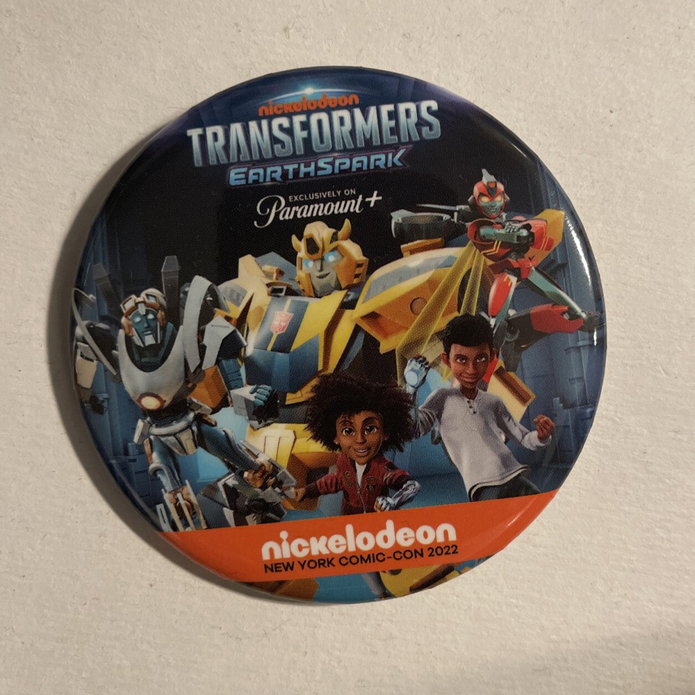 Transformers Earthspark Pin 2022 NYCC Exclusive  Nickelodeon Paramount+