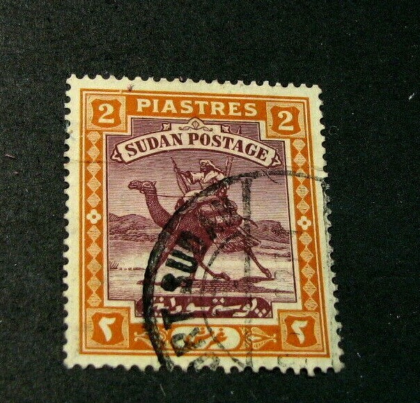Sudan Stamp Scott# 25 Camel Post 1921  L424