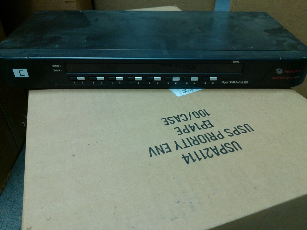 AVOCENT Switchview 1000 16-Port KVM Switch P/N 16SV1000
