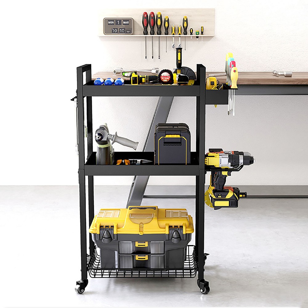Power Tool Organizer Tool Organizer with Wheels Power Tool Storage Cart