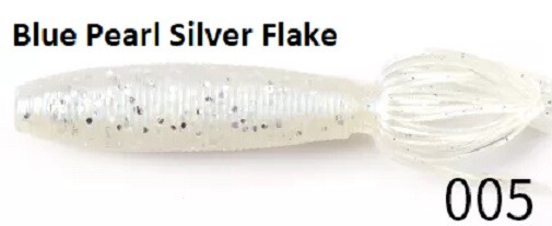 Durhams Tackle Fatty Ikes Blue Pearl Silver Flake