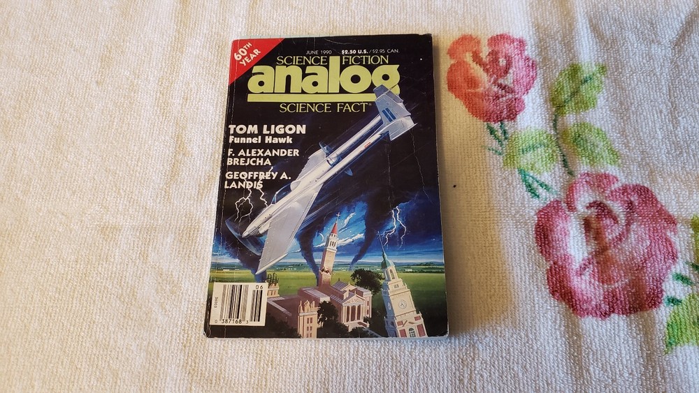 ANALOG SCIENCE FICTION & FACT  JUNE, 1990   *SIGNED*   -RH-