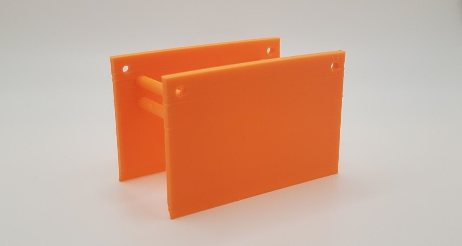 Custom 1/50 Scale Trench Box in Orange