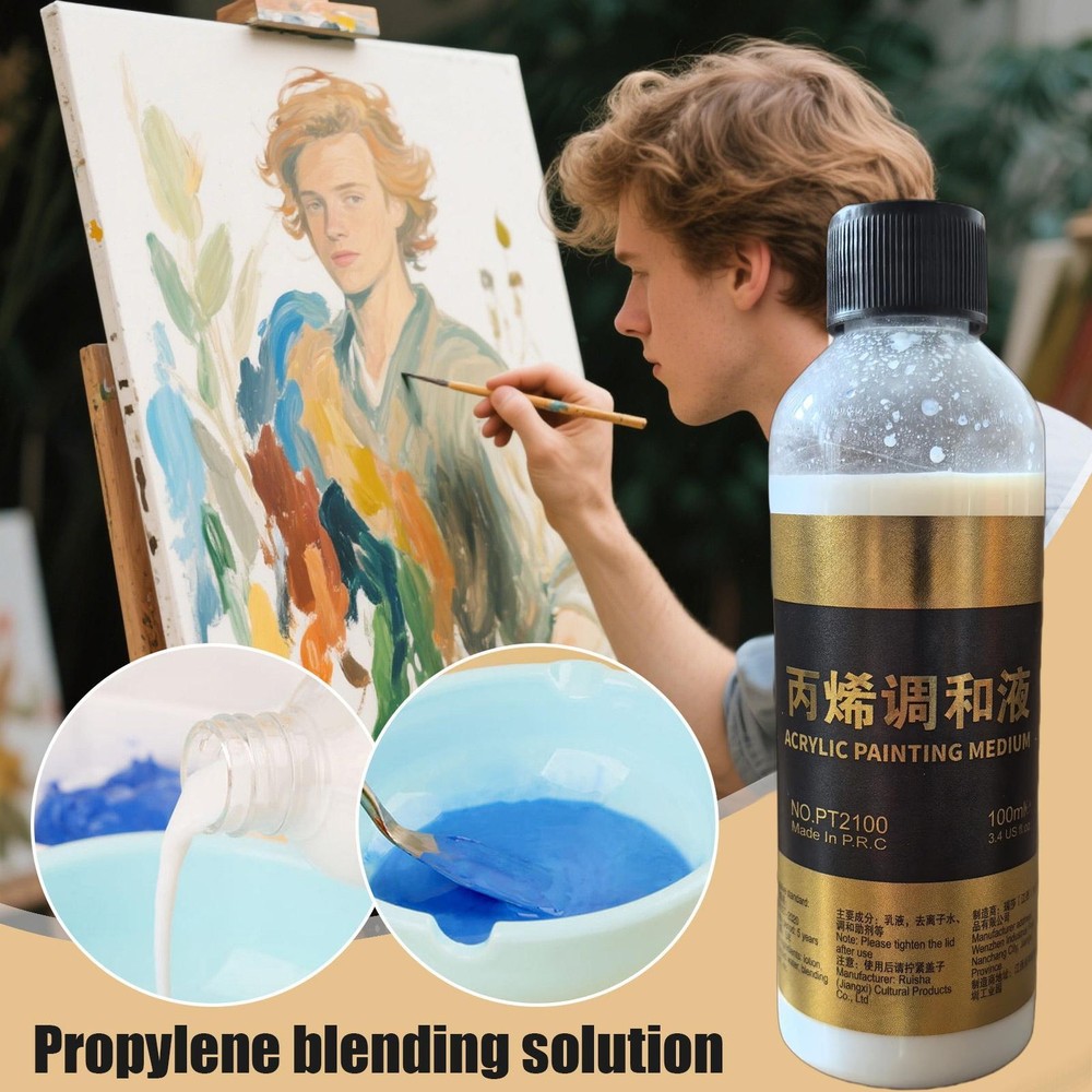 Propylene blending solution Acrylic Paint Thinner 100ml Acrylic Fluid Medium