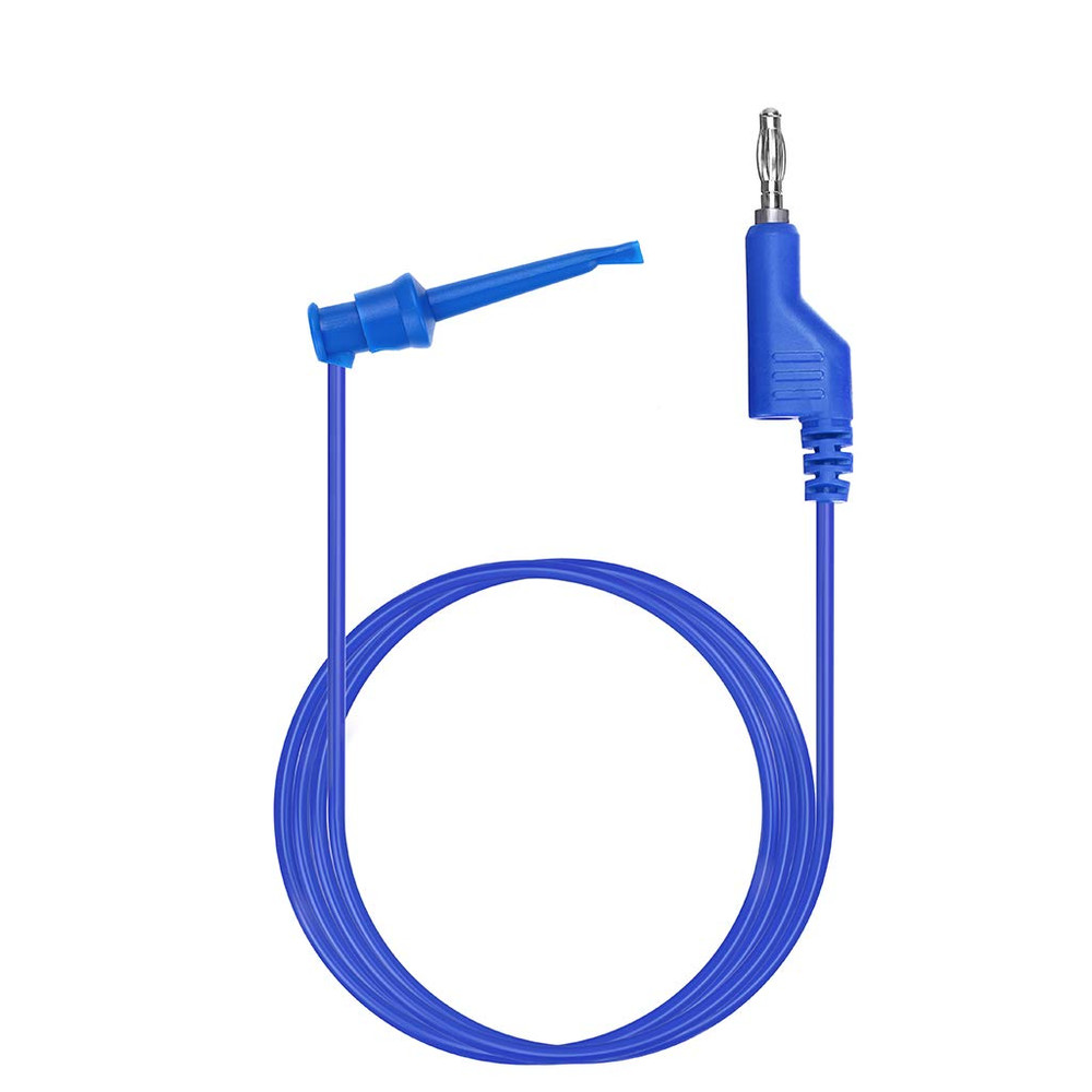39 Inch Multimeter Test Lead Set - 5 Pcs Stackable Banana Plug to Test Hook Wire