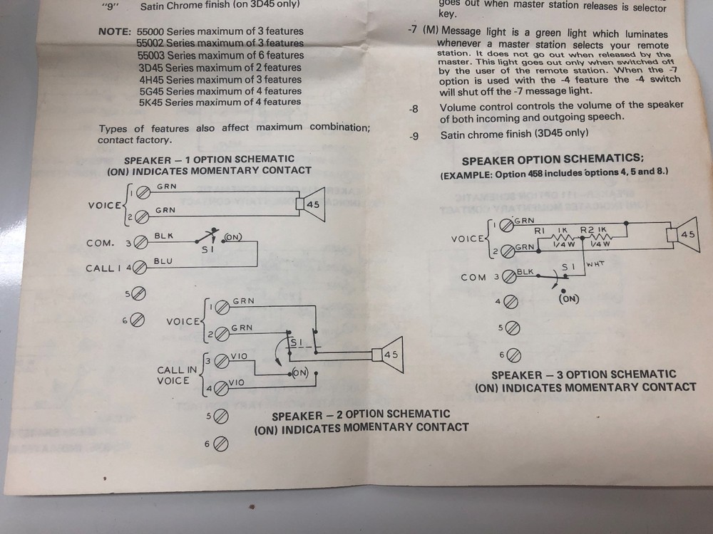 VINTAGE FARADAY INC MILITARY INTERCOM