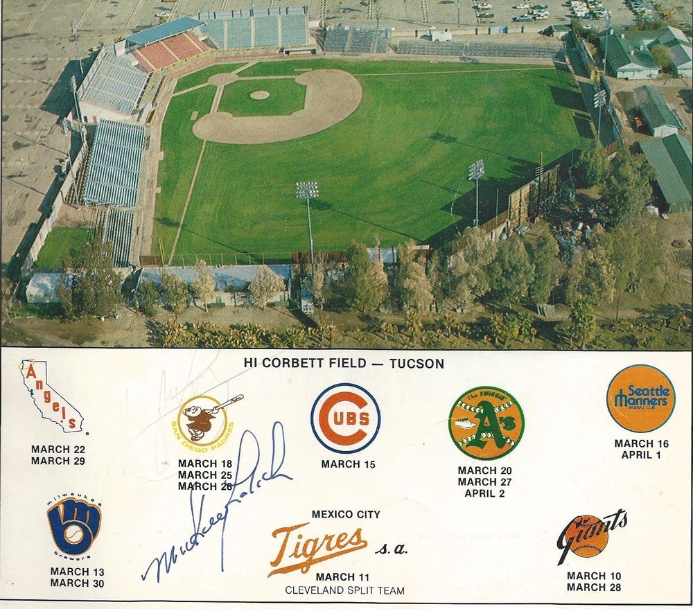 1979 Spring Indians Training Program ~ Signed by Mickey Lolich & Gaylord Perry