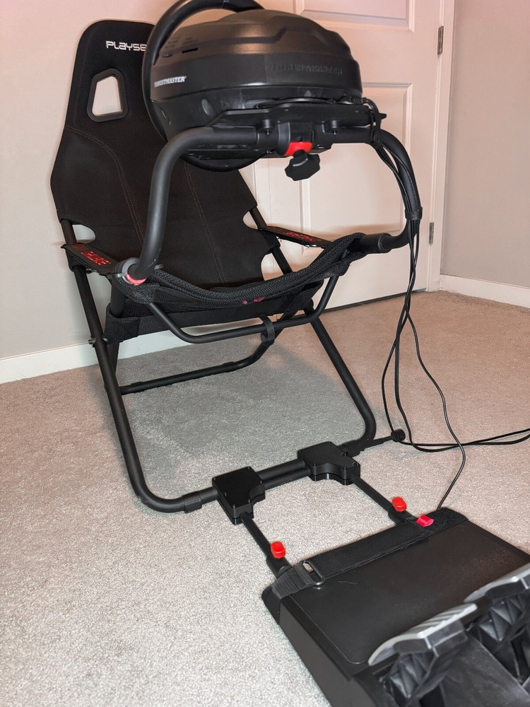 Playseat Challenge Mod - Pedal bracket mount reinforcement clamps